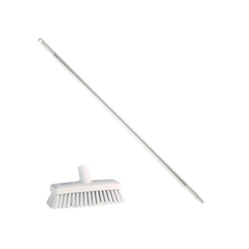 デッキブラシハンドル付白 7042S