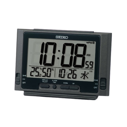 アラーム2チャンネル温湿度切替式電波SQ320K