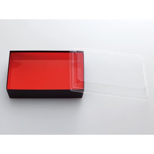 YJ−10浅朱黒盛蓋セット 8パック