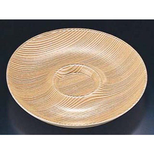 PSP丸皿 25 木目 6パック