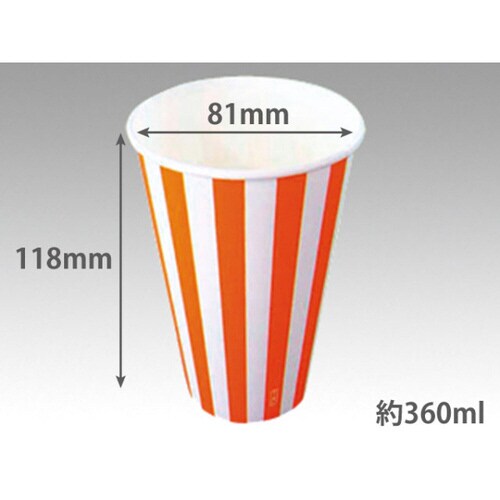 紙コップ SCMー360P ストライプ 28パック
