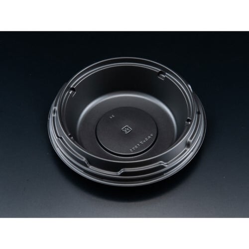 丸カップ 中皿 黒 12パック