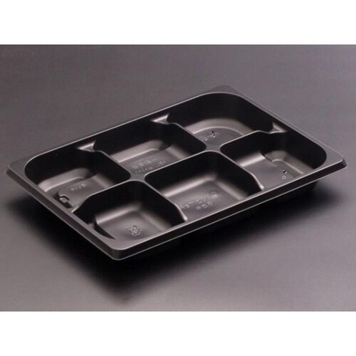 饗膳 10 中皿6 黒 12パック