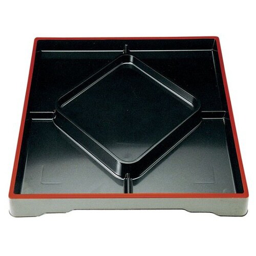 みやび 40 赤フチ 透明蓋付 4パック