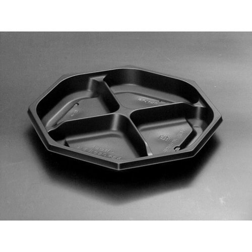 饗膳 八角20 中皿4 黒 12パック