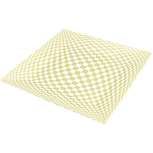 角皿(20)ホワイト・ゴ−ルド 12パック