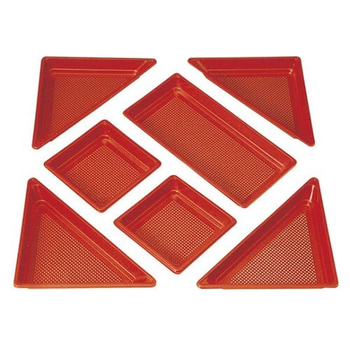 角皿H−40用中仕切C赤 40パック