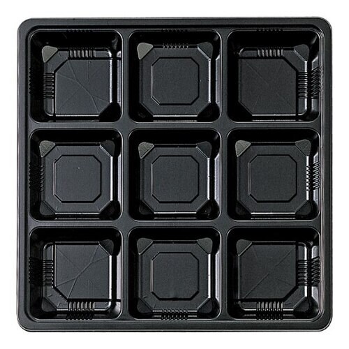 TSR−BOX80−80 2 中仕切 黒 6パック