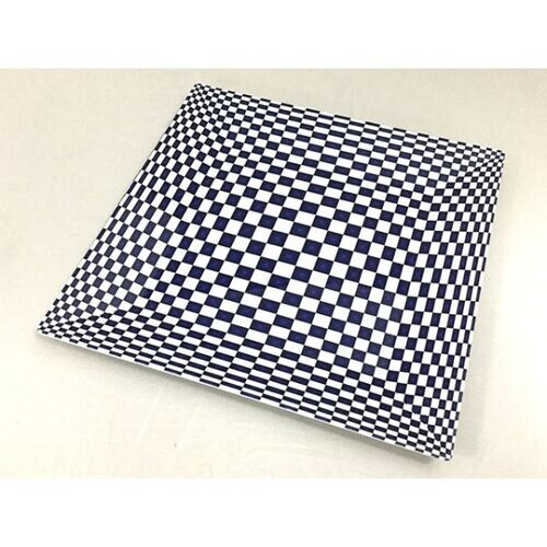 角皿(20)ホワイト・ネイビ− 12パック