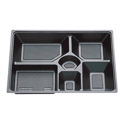 中仕切115−80 C−1黒 4パック