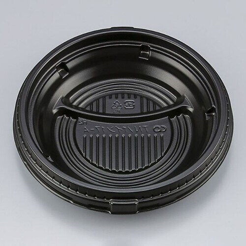 TNパイン17−A 黒中皿 12パック