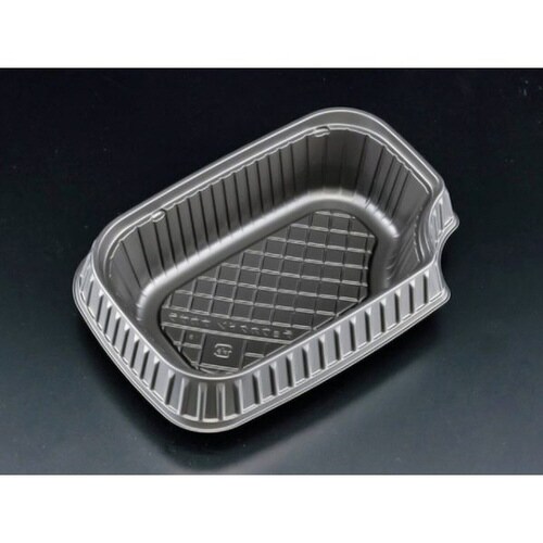 長角丼 中皿 黒 8パック