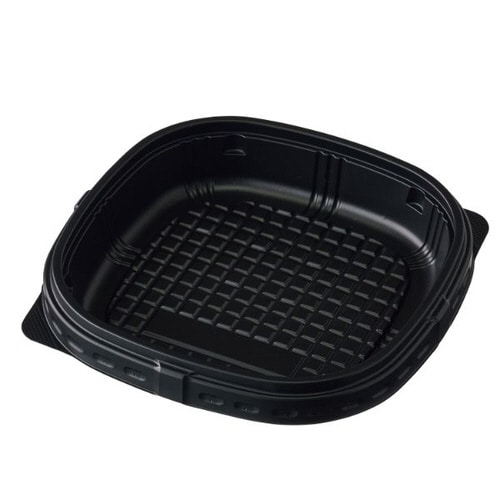 KMスクエア150 中皿(1) 黒 12パック