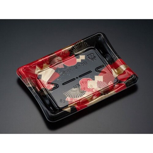 しきさい2−3B 箔おうぎ赤 24パック