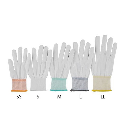 アズピュアクールインナー手袋II グレー L