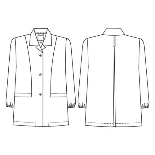 女子食品衣長袖 LL NP430