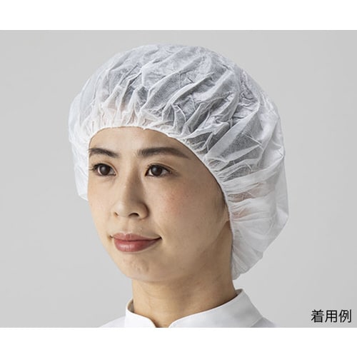 ディスポ不織布ヘアーネット(ライトキャップ)