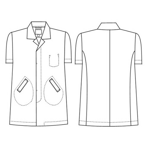 男子食品衣半袖 M NP202