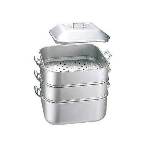 アルマイト ジャンボ 角蒸器 中 470000