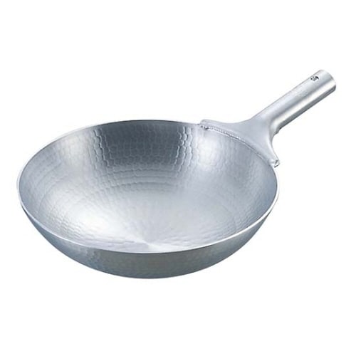 アルミ 打出 中華片手鍋 33cm 197800