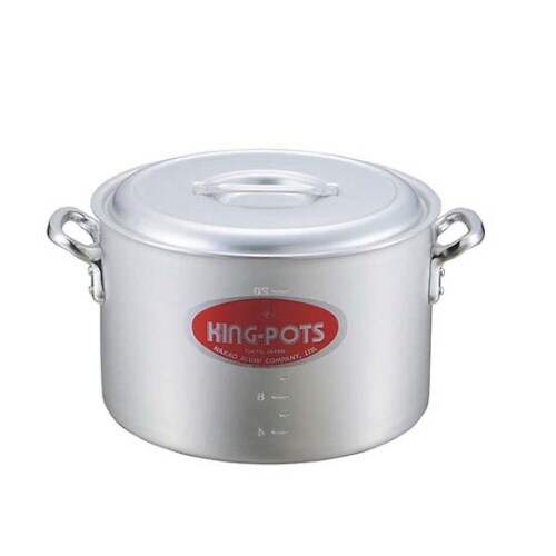 キングアルマイト半寸胴鍋(目盛付)33cm