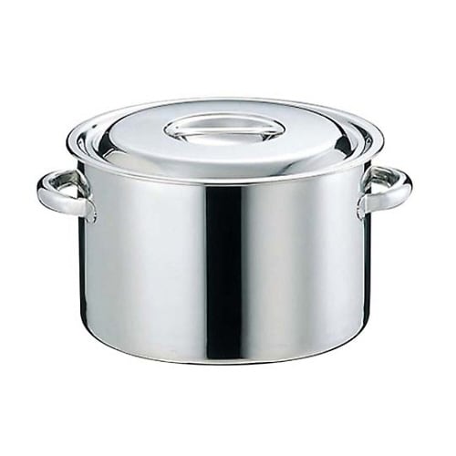 EBM18−8半寸胴鍋(目盛付)27cm手付