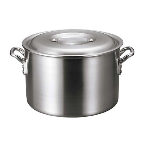 アルミバリックス半寸胴鍋(磨き仕上げ)36cm