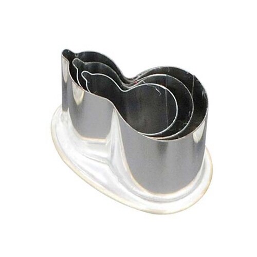 18−8 渕付抜型 兵丹 3pcs 4276120