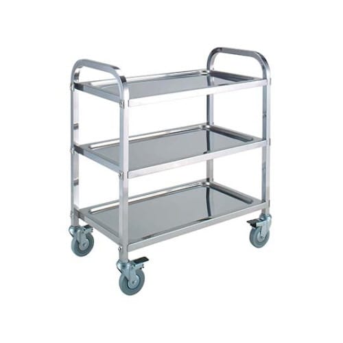 EBMステンレスキッチンワゴン3段