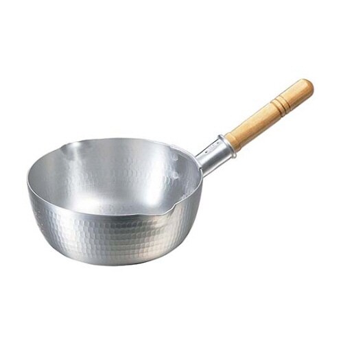 ナカオアルミ打出雪平鍋(目盛付)25.5cm両口