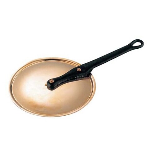 SW銅片手型鍋蓋(鉄柄)24cm