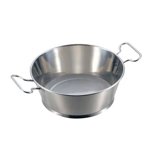 EBMステンレス両手ハンドルパンチング油こし