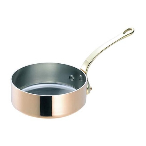 SW銅極厚浅型片手鍋