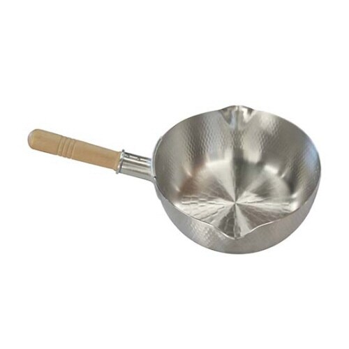 ナカオアルミ打出雪平鍋(目盛付)24cm両口