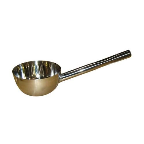 18−8長柄付ひしゃく三角グリップ