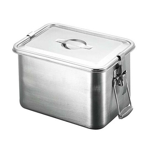 UK18−8パッキンフック付角型ストックポット