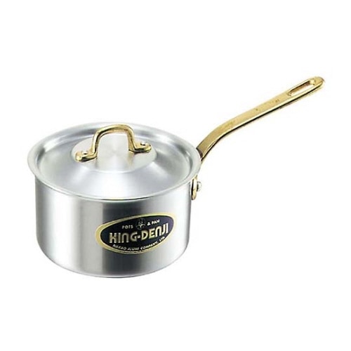 キングデンジ深型片手鍋(目盛付)18cm