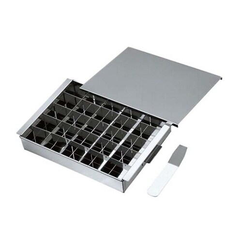 18−0仕切付玉子ドーフ器(蓋付)25個取