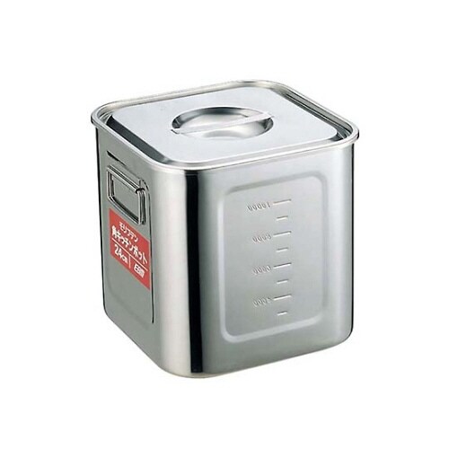 EBMモリブデン角型キッチンポット目盛付