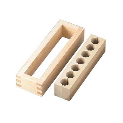 EBM 木製 幕の内 押し型 7穴 524700