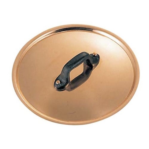 SW銅ツマミ付鍋蓋(鉄柄)18cm