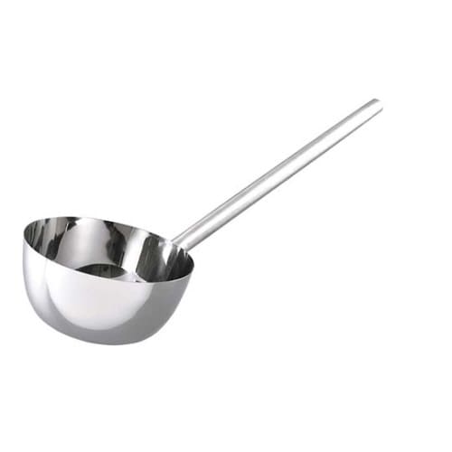 18−8長柄付ひしゃく三角グリップ