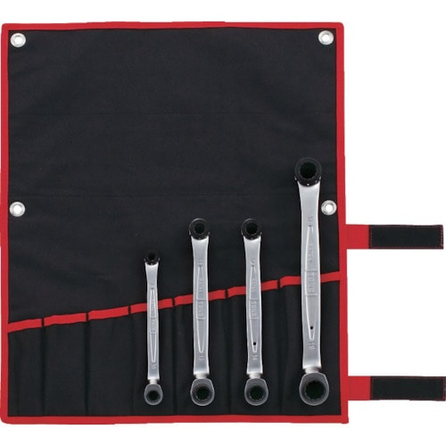 75度両頭ラチェットめがねレンチセット