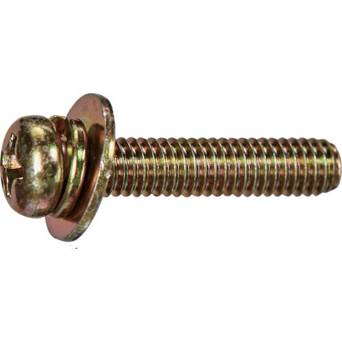 ナベ頭座金組込ねじ P=3 クロメート