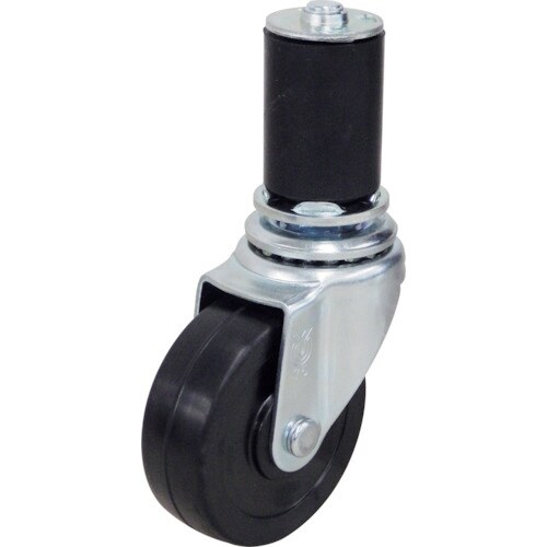 差し込み式キャスター自在車 125径 ゴム車輪