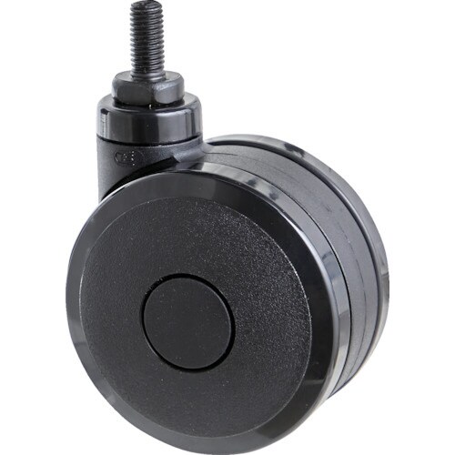 ねじ込み式双輪キャスター(エラストマー車)