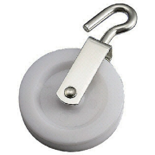 ナイロンプーリーフック 使用ロープ径―9mm