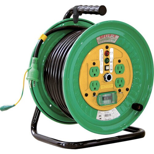 100V漏電遮断器付電工ドラム