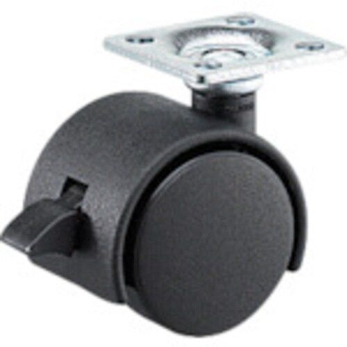 双輪キャスタープレートタイプ 30 ストッパー付