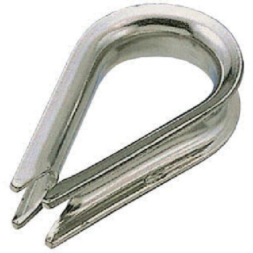 フック ステンレス 板シンブル 使用ロープ径4mm